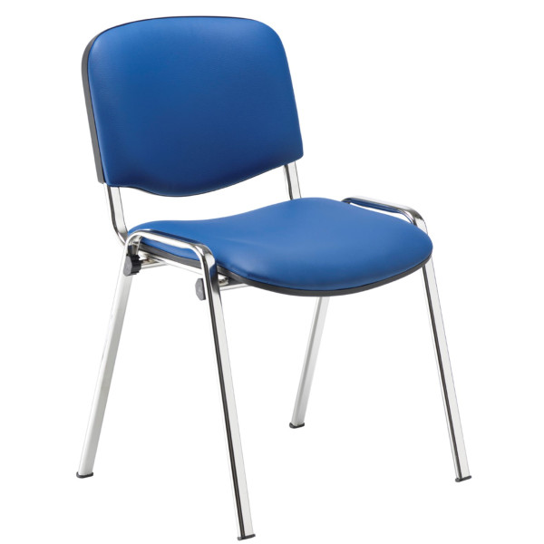 Club Wipe Clean PU Visitor Stacking Chair